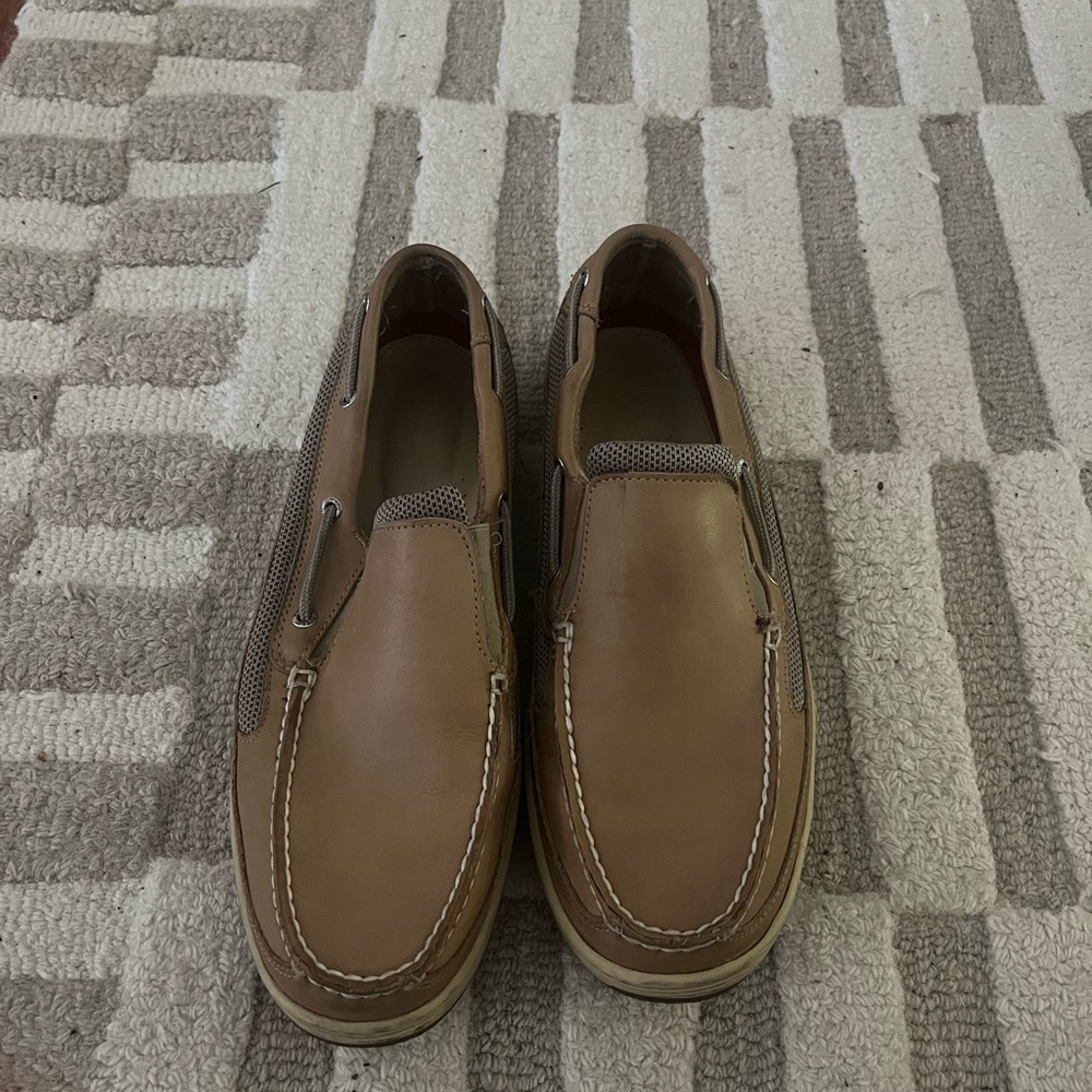 Sperry Top-Siders Tan Leather Slip-On Loafers